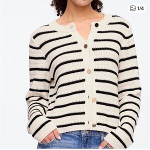 Gap mixed stitch cardigan